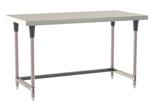 Cleanroom table: made of stainless steel